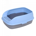 Fully Enclosed Litter Box with Door Pet Cat Toilet 9
