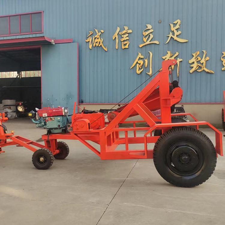 电缆盘放线拖车 加固型5吨10吨电缆放线炮车