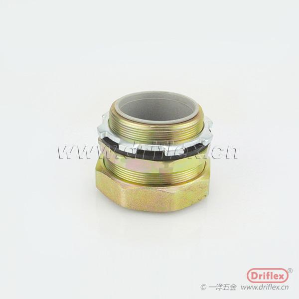 铁镀五彩锌金属直接头六角软管连接器M16*1.5-M63*1.5