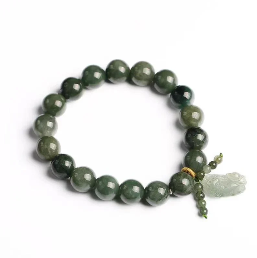 Green Jade Pixiu Feng Shui Bracelet 3