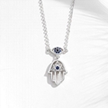 925 Sterling Silver Hamsa Hand & Eye