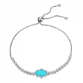 Blue Hamsa Hand of Fatima Bracelet