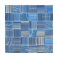 Blue Glass Pool Tiles