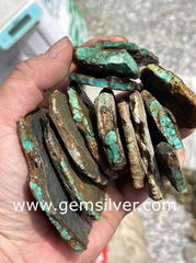 natural Hubei turquoise rough material