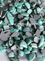 natural Hubei turquoise cabs