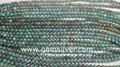 natural Hubei turquoise round beads 5