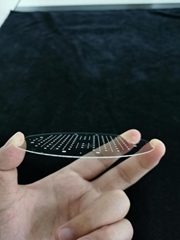 Encap Glass LED OLED Etched Etching Step Encapsulation Glass