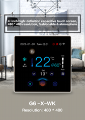 Simple Operation Interface Wall-Mounted Used for Indoor WIFI Tuya App Smart Ther