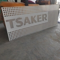 Decorative aluminum plate round hole mesh board