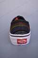 Vans retro casual vulcanized canvas skateboard shoes black
