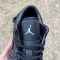 Air Jordan 1 LOW AJ1 black basketball shoes