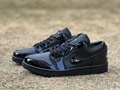 Air Jordan 1 LOW AJ1 black basketball shoes