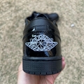 Air Jordan 1 LOW AJ1 black basketball shoes