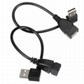 30cm Left/Right Angled USB Cable