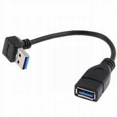 20CM USB 3.0 Right Left Cable