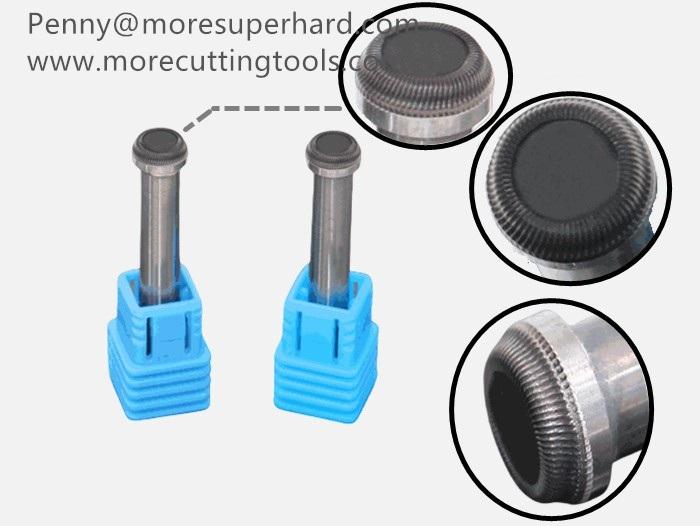 Solid PCD micro edge milling cutter, PCD solid multi-edged Tools 1