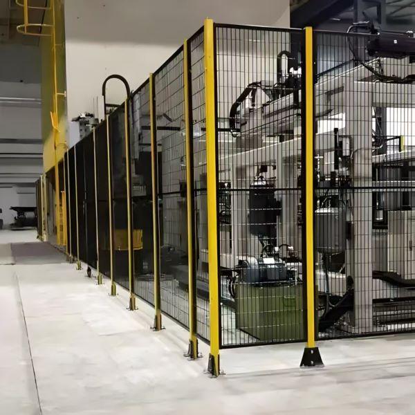 廠區機器人圍欄防護網無縫車間隔離網工業安全護欄 2