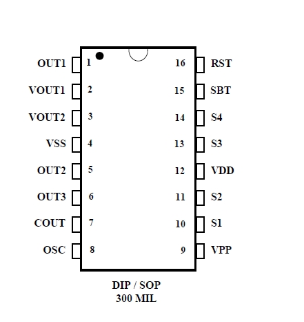 aP89042一次性烧录语音IC 按客户要求定语音程序 4