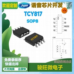 tcy817 sop8一次性燒錄語音IC 按客戶要求定語音程序