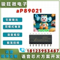 aP89021 一次性燒錄語音IC 按客戶要求定語音程序