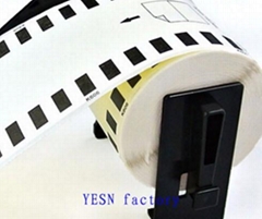 Brother DK-22606 DK-2606 Labels Yellow base Brother compatible labels directly 