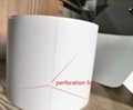 Perforation line dotted line zebra