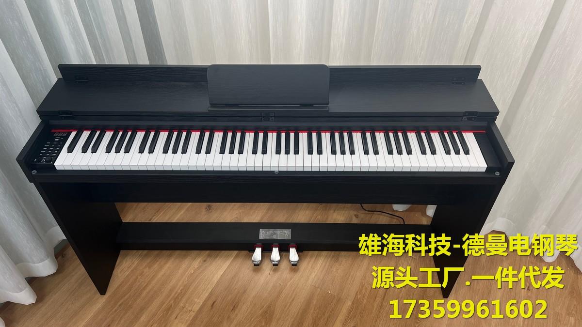 雄海科技电钢琴88键全重锤电钢琴DigitalPiano德曼电钢琴教学琴行电钢琴 5
