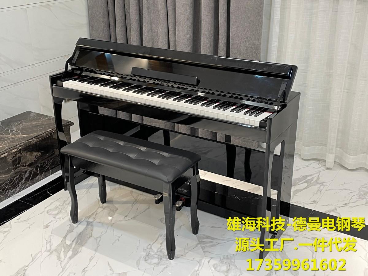 雄海科技电钢琴88键全重锤电钢琴DigitalPiano德曼电钢琴教学琴行电钢琴 2