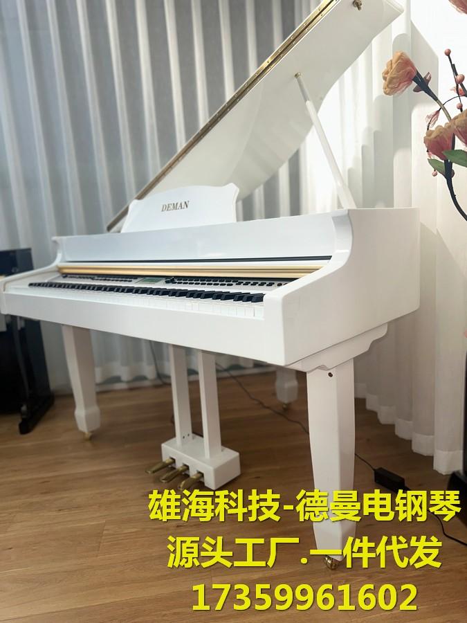雄海科技电钢琴88键全重锤电钢琴DigitalPiano德曼电钢琴教学琴行电钢琴 4