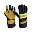 EN659 STANDARD ARAMID FIREFIGHTERS GLOVES WITH LEATHER PALM