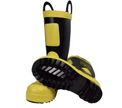 FIREFIGHTING BOOTS RUBBER BOOTS WITH STEEL PLATE AND TOE CAP
