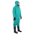 LEVEL B HAZMAT SUIT PVC MATERIAL CHEMICAL PROTECTIVE SUIT