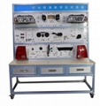New energy vehicle lighting system inspection teaching training board