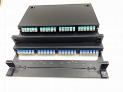  1U 12 24 48 96 144 Inches Rack Mount LC SC Full Equipment Fiber Patch Panel