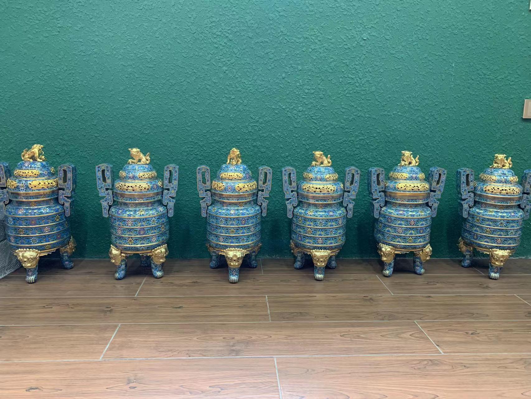 景泰藍工藝品景泰藍廠家景泰藍工藝品擺件景泰藍花瓶加工 2