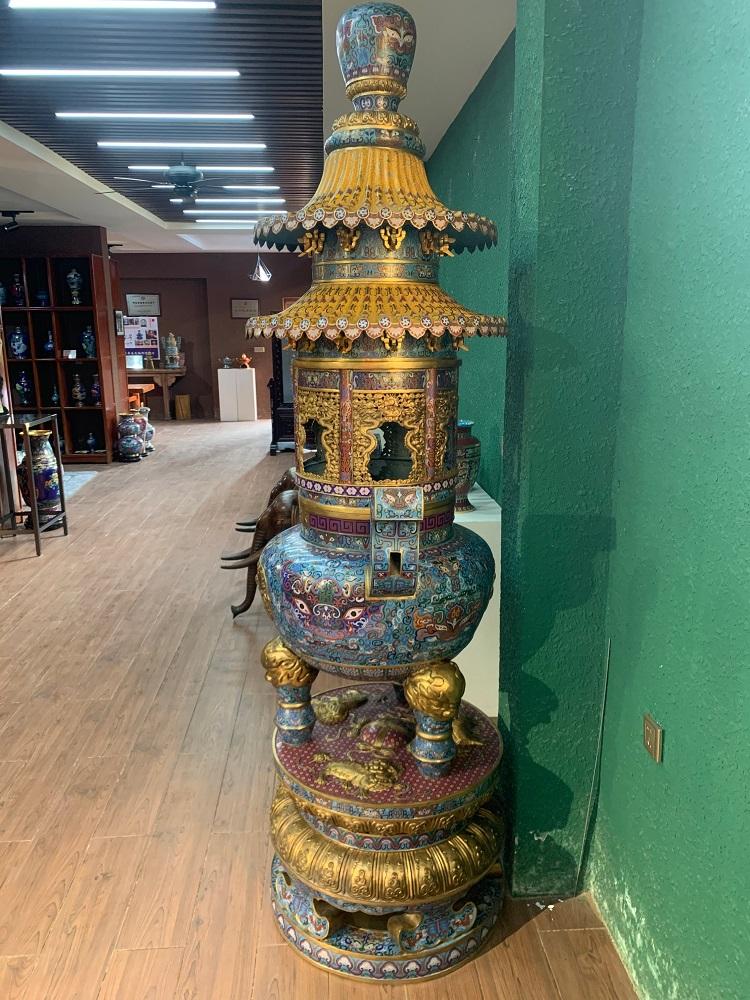 景泰藍工藝品景泰藍廠家景泰藍工藝品擺件景泰藍花瓶加工 5
