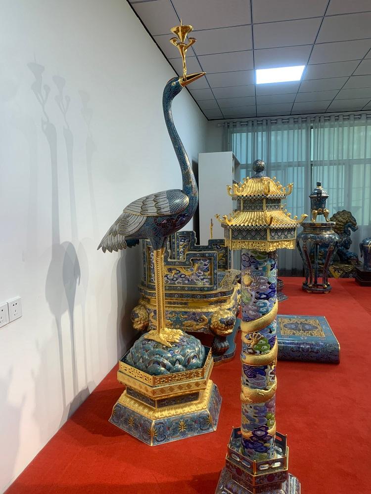 景泰藍工藝品純手工製作景泰藍傢具裝飾擺件花瓶加工 5