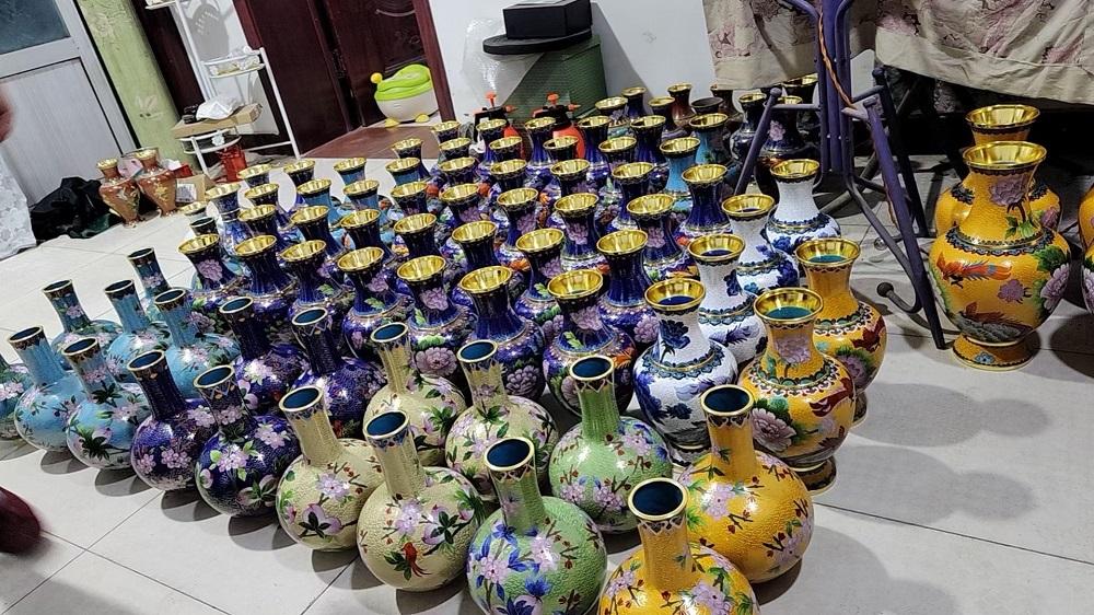 景泰藍工藝品純手工製作香爐擺件景泰藍花瓶加工定製 5