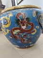 工藝品純手工製作景泰藍花瓶擺件