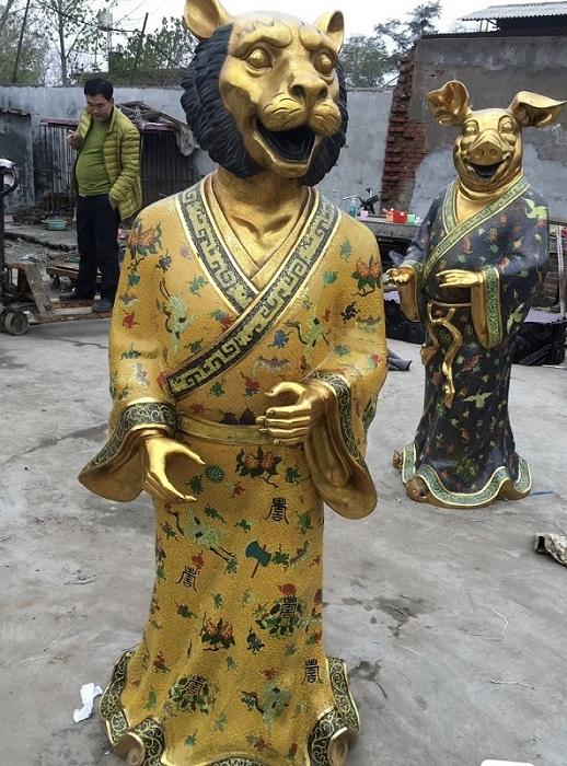 景泰藍十二生肖純手工製作景泰藍傢具裝飾擺件景泰藍花瓶加工 4