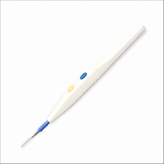 Disposable electrosurgical pencil with blade tip