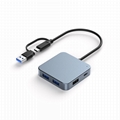 6 in 1 USB C Docking Station with 4K60 HDMI 4