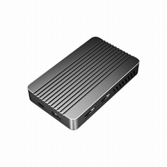 40Gbps SSD Enclosure Thunderbolt 3 Dual DP display docking station 