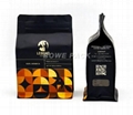 250g Coffee Bags Flat Bottom Pouch with