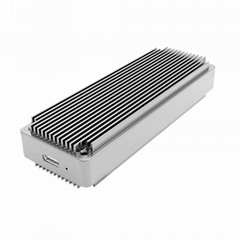 Dual Protocol Type-C to M.2 SSD Enclosure Nvme&SATA USB 3.1 PCIE SATA SSD box 