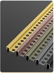 Customized Aluminum Wall Tile Corner Trim Ceramic Metal Tile Trim