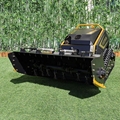 Golden Remote-Controlled Brush Cutter