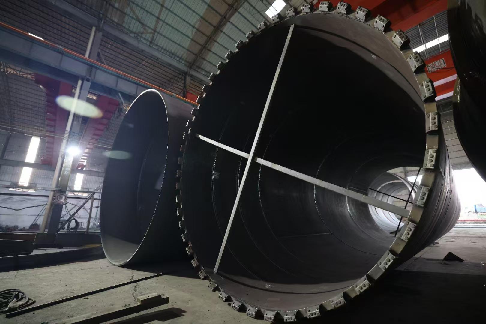 鋼護筒可定製廠家直供 鑽頭地基樁專用大口徑螺旋鋼管 3