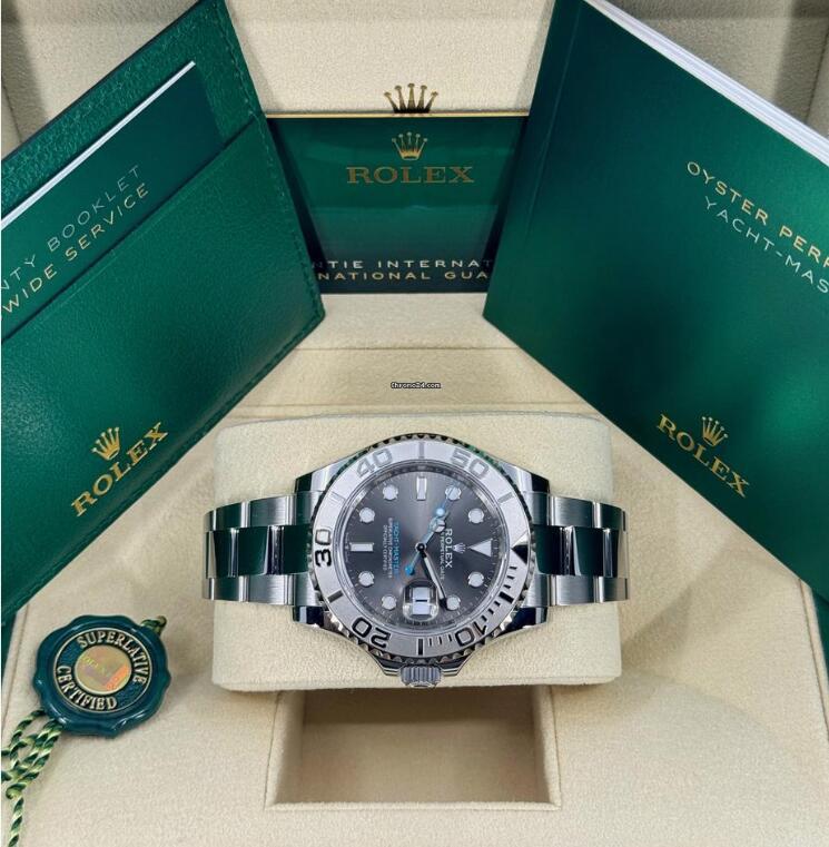 Rolex Yacht-Master 40mm Rhodium 126622-0001 Buy luxury watches brands for men
