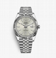Rolex Datejust 41mm Silver Jubilee 126334-0004 luxury watches for men brand sale